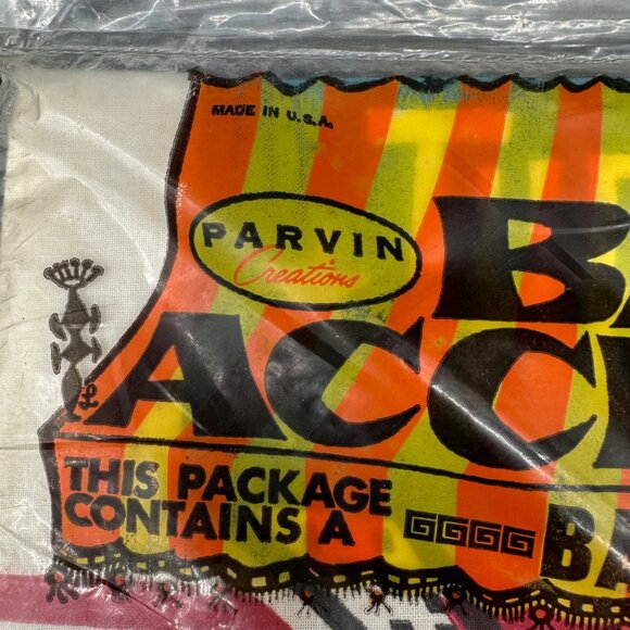 Vintage Apron Hail To The Chef Barbecue Original Packaging USA Parvin Kitschy - Picture 5 of 11